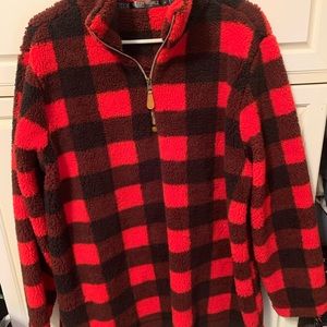 Buffalo plaid pullover